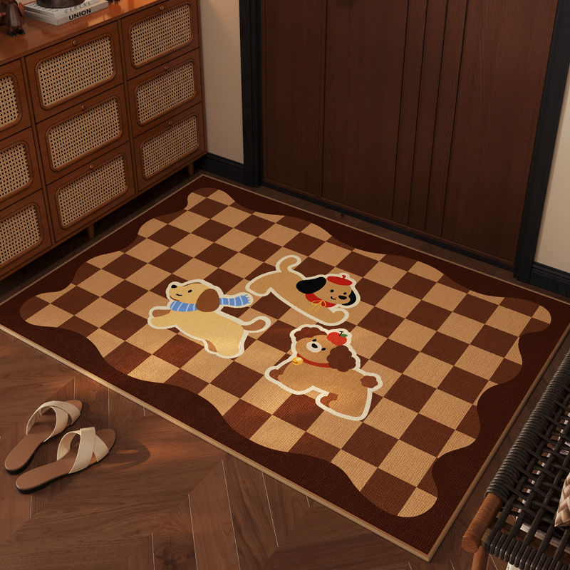 Adorable Cat-Themed Welcome Mat