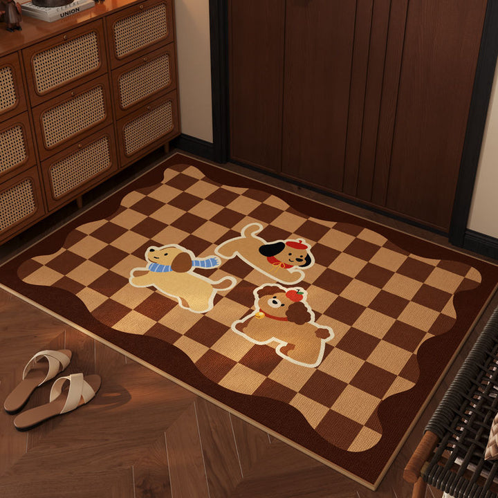 Adorable Cat-Themed Welcome Mat