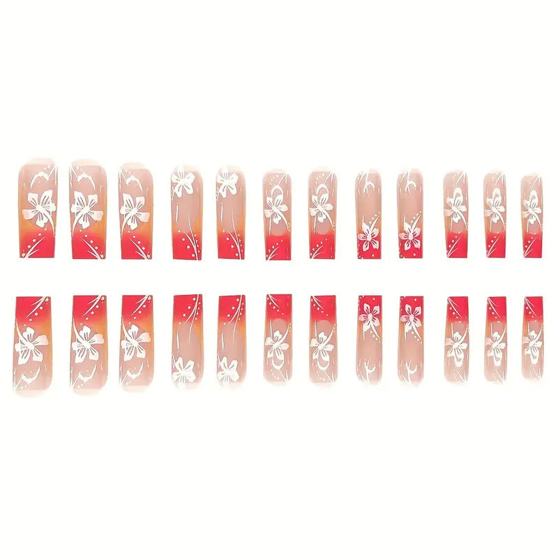 Vibrant Gradient Press-On Nail Art Set Stornfield