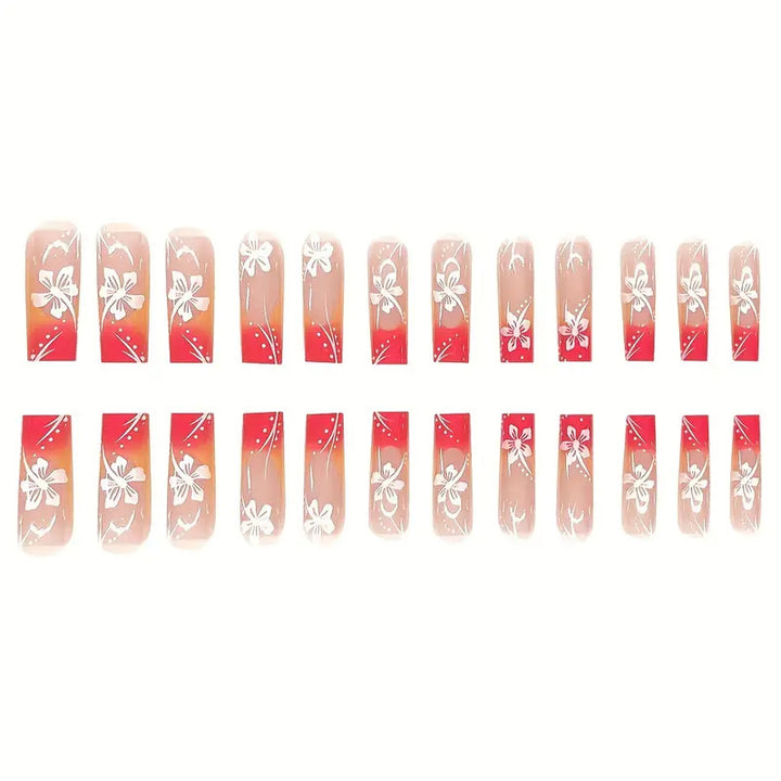 Vibrant Gradient Press-On Nail Art Set Stornfield