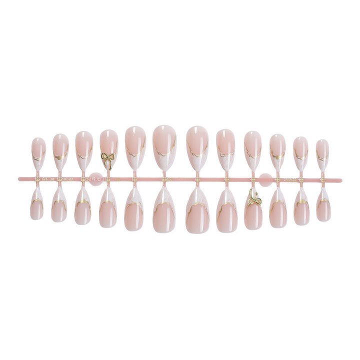 Elegant Sculpted Press-On Nail Tips Stornfield