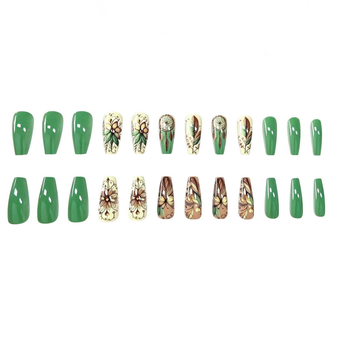 Floral-Inspired Articulated Nail Enhancements Stornfield