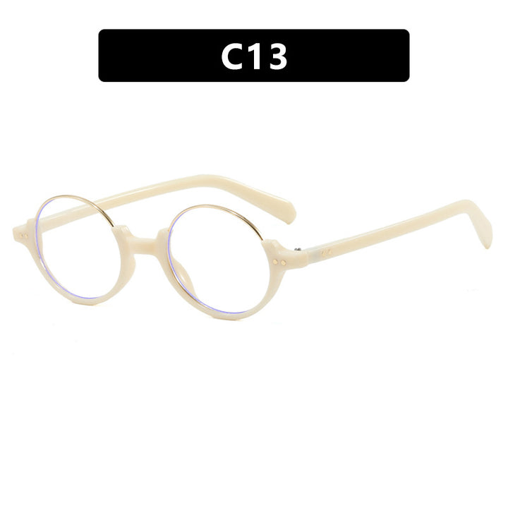 Women's round sunglasses with elegant plastic frame Stornfield