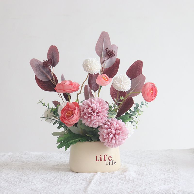 Lifelike Faux Greenery Plant Arrangement
