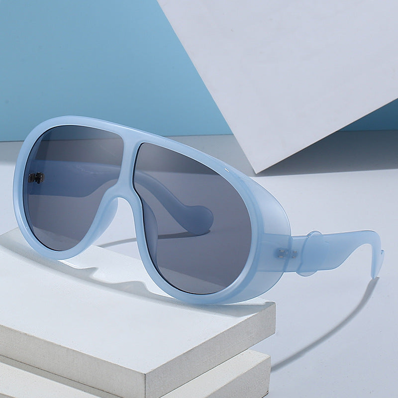 Ladies extravagant sunglasses with stylish transparent frame Stornfield