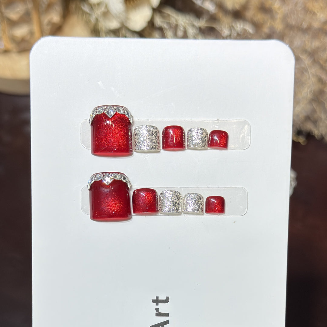 Decorative Crystal-Embellished Hair Clip Set Stornfield