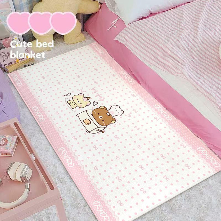 Cute Cartoon-Themed Bed Blanket