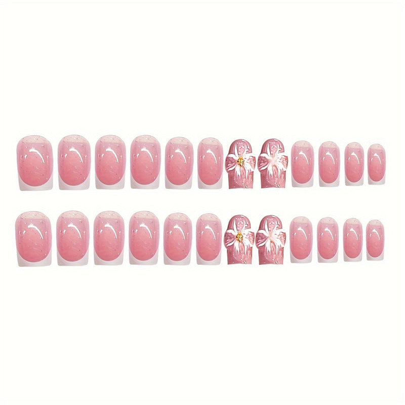 Elegant Press-On Nail Art Set Stornfield