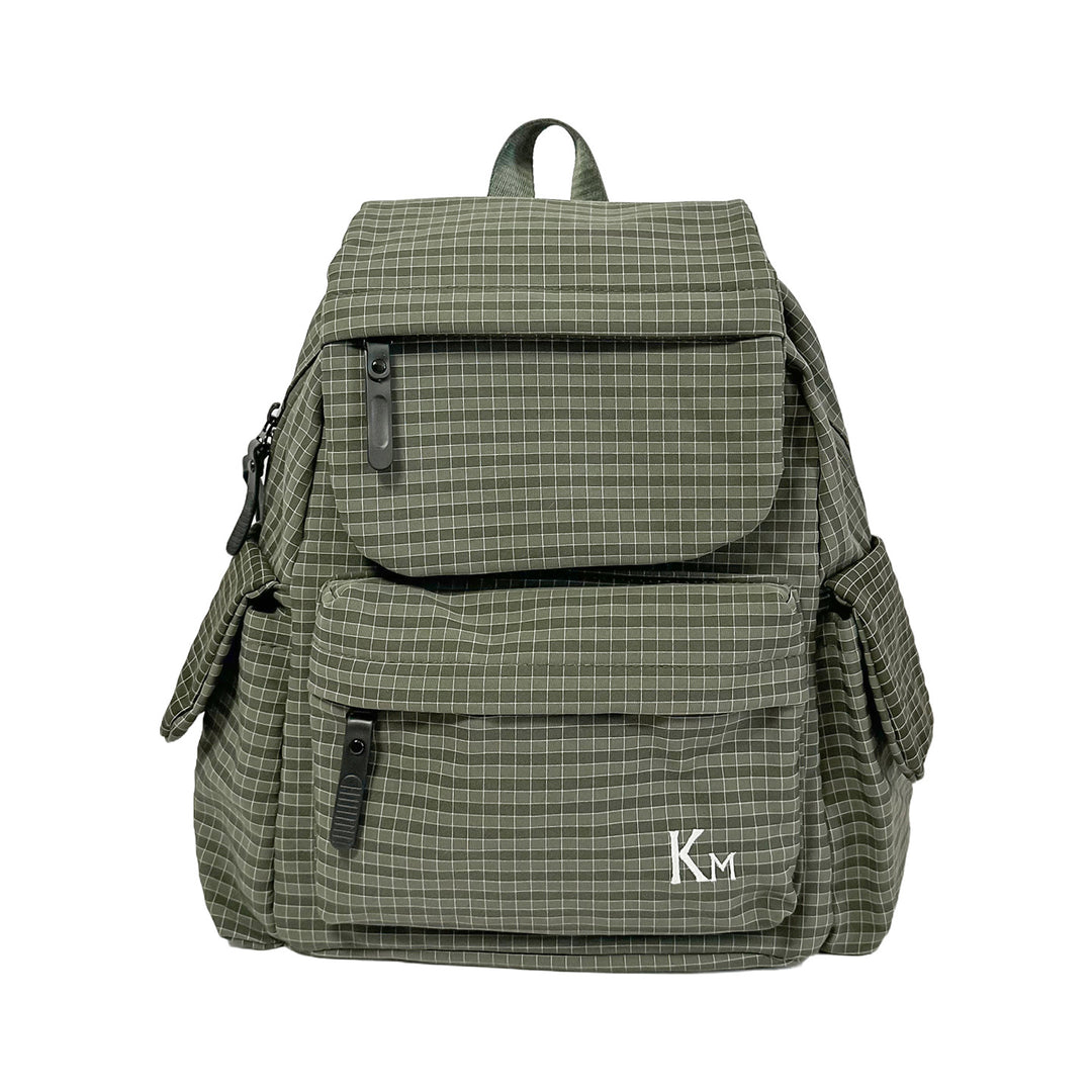 Versatile Grid-Patterned Backpack Stornfield