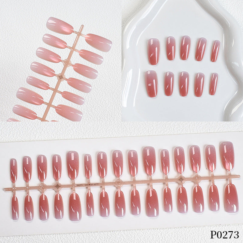 Ombre Glitter Press-On Nails Stornfield