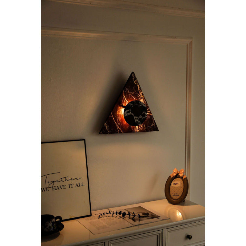Artistic Triangular Wall Sconce