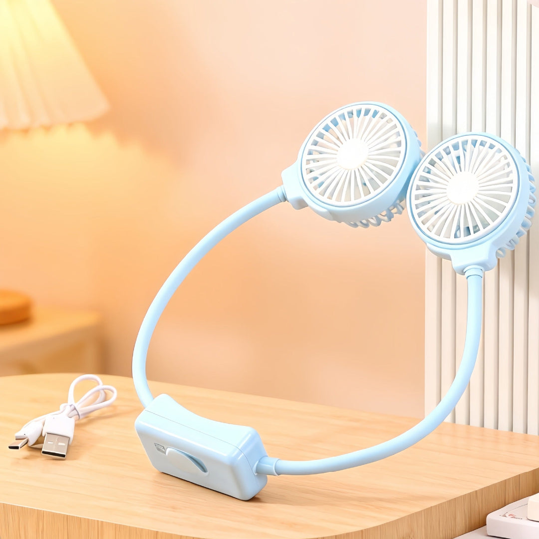 Women Portable Neck Fan with Flexible Design Stornfield