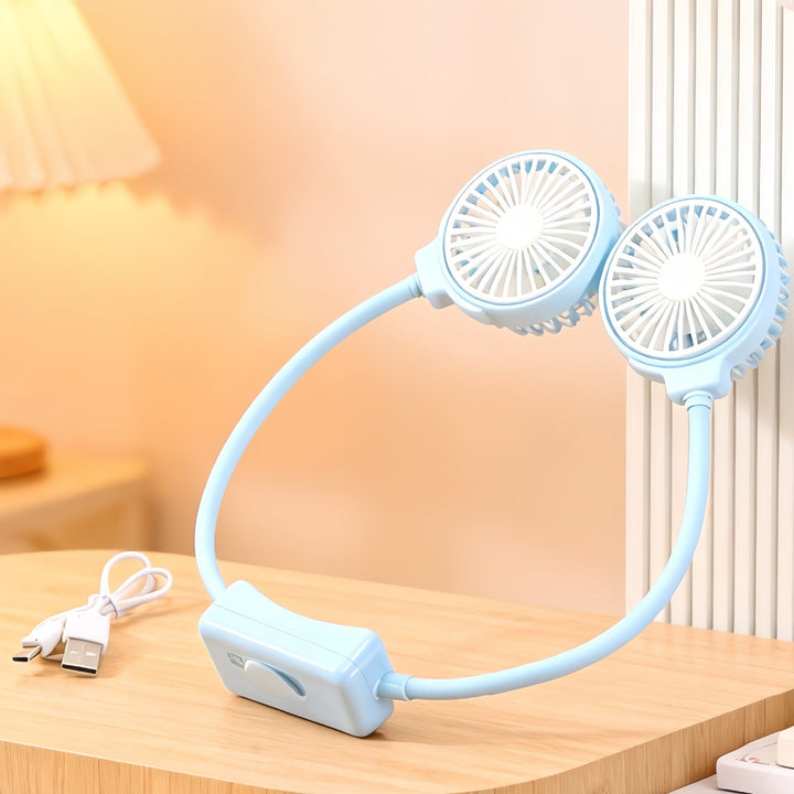 Women Portable Neck Fan with Flexible Design Stornfield
