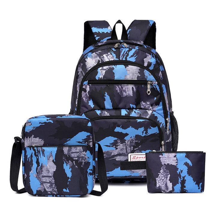 School backpack with multiple compartments and matching accessories Stornfield
