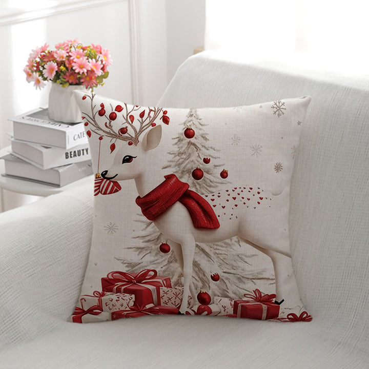 Festive Santa Clfrom Decorative Throw Pillow