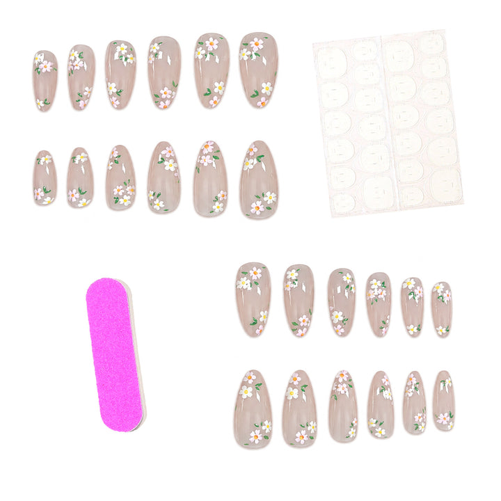 Floral Acrylic Nail Art Enhancements Stornfield 1789915485