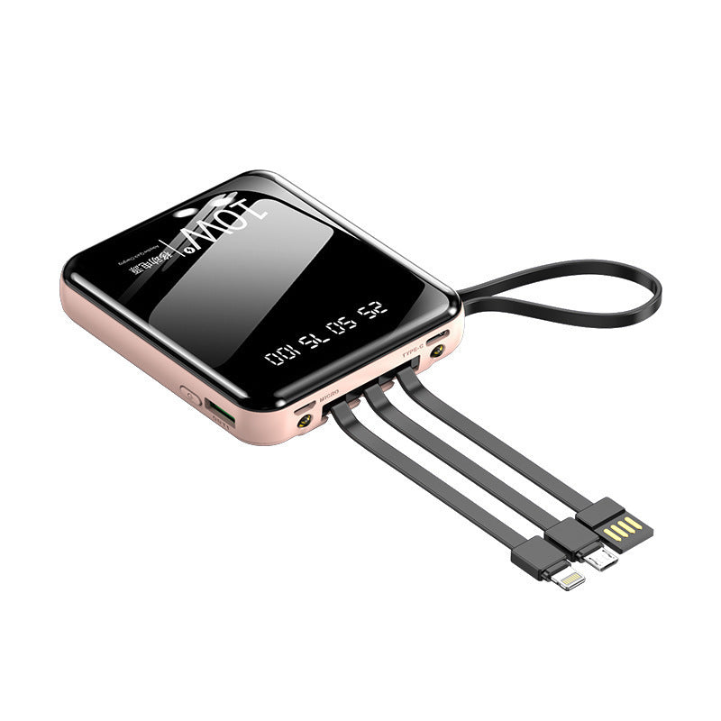 Portable power bank with digital power display and multifunctional cable Stornfield