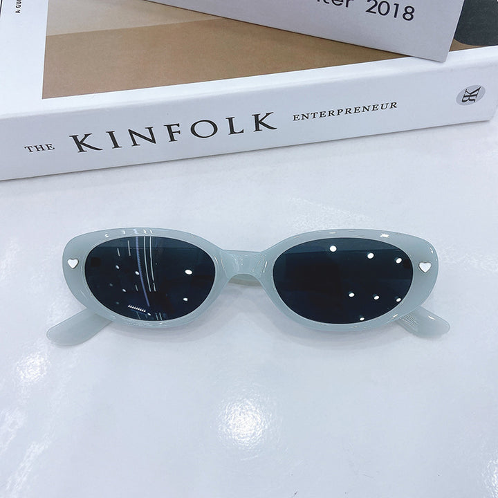 Fashionable Cat-Eye Sunglasses with Hearts Stornfield