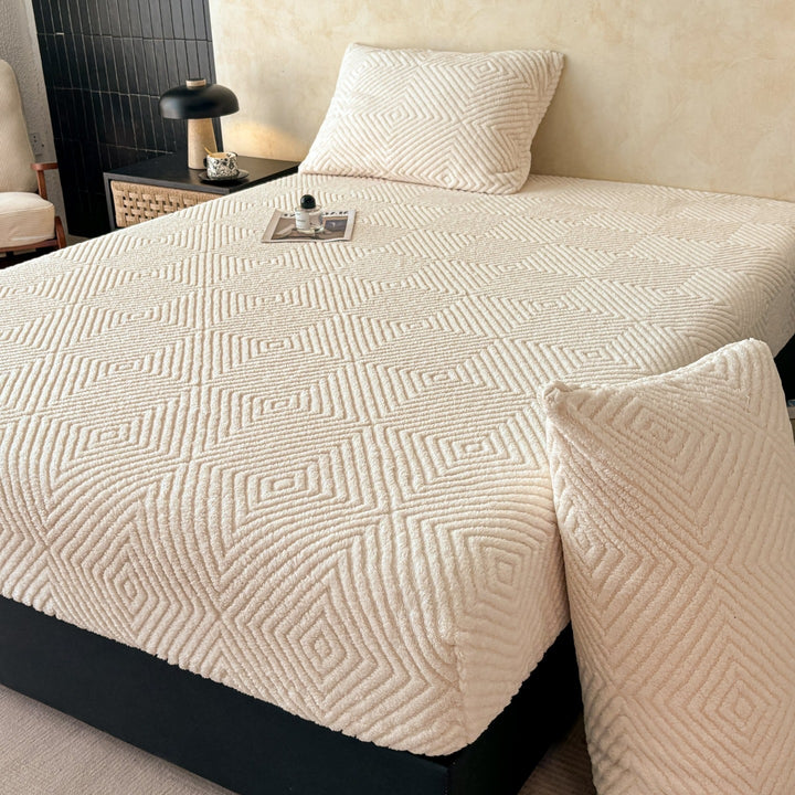 Textured Embossed Bedding Set