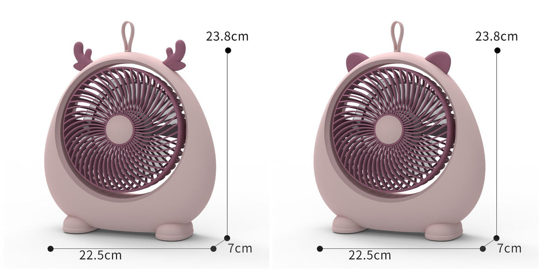 Women's Portable Mini Fan in Kawaii Animal Design Stornfield