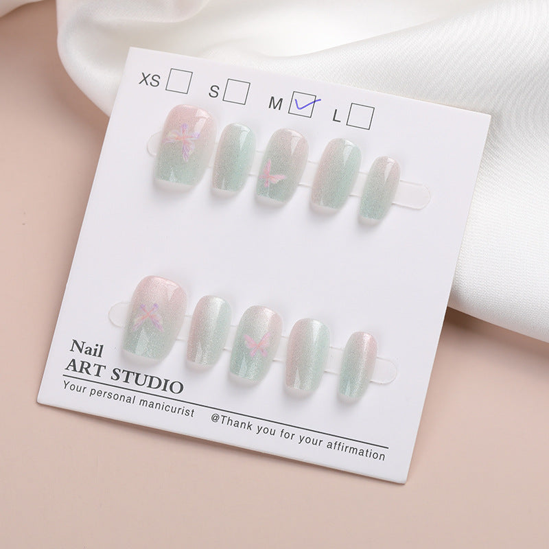 Shimmering Dragonfly Design Press-On Nails Stornfield