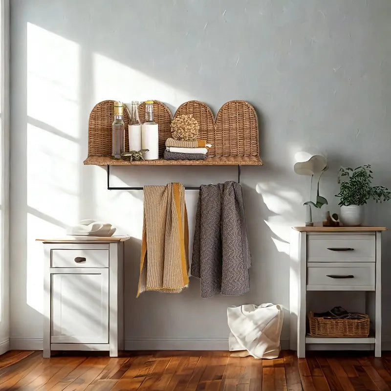Wall shelf with woven design Stornfield