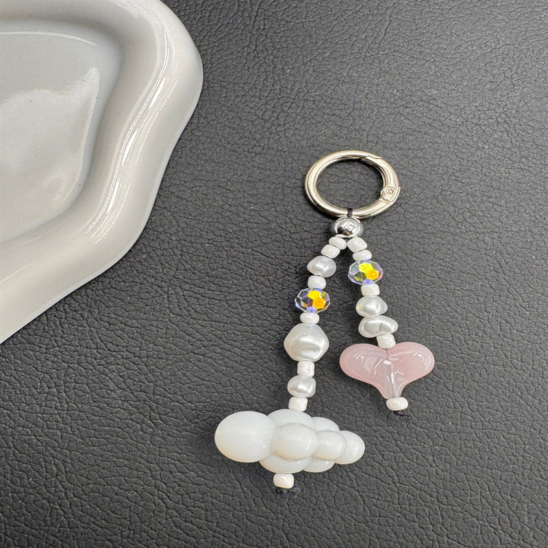 Decorative Beaded Charm Keychain Stornfield 1790135242