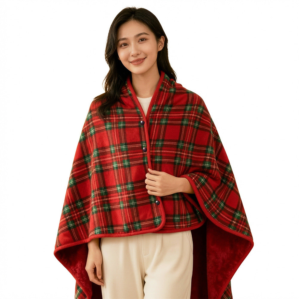 Ladies' wrap blanket made of cozy wool blend Stornfield