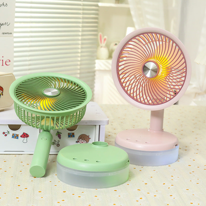Women's Mini Table Fan with LED Lighting Stornfield