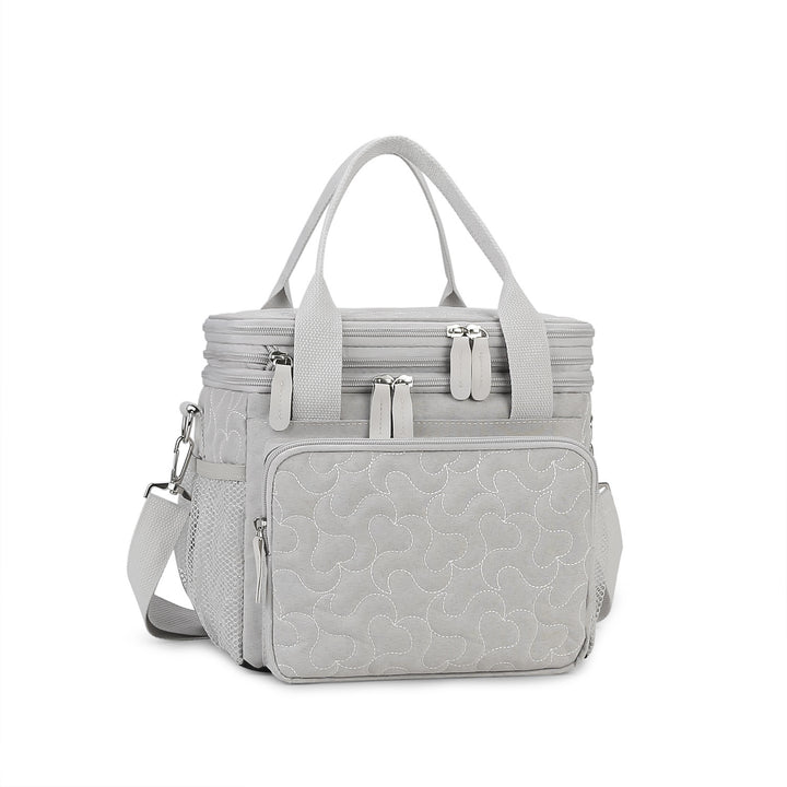 Cooler bag with insulated compartments and reinforced carrying system Stornfield