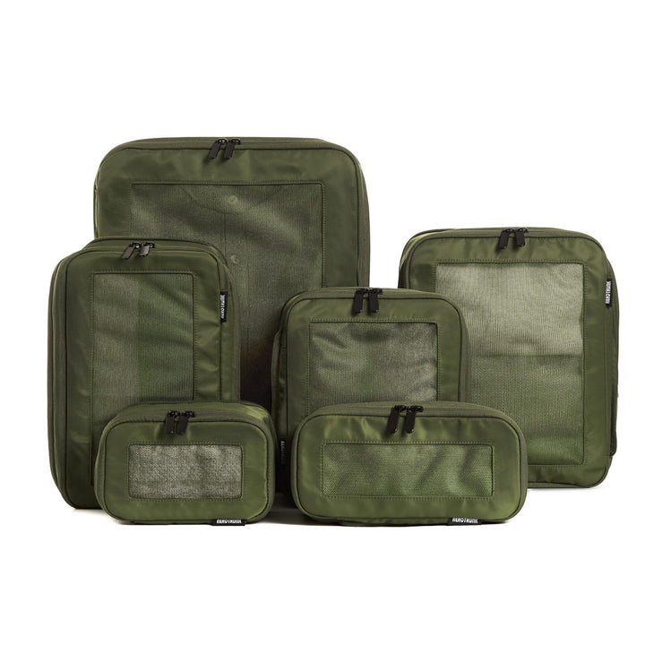 Unisex Storage Bags Set with Transparent Compartments Stornfield