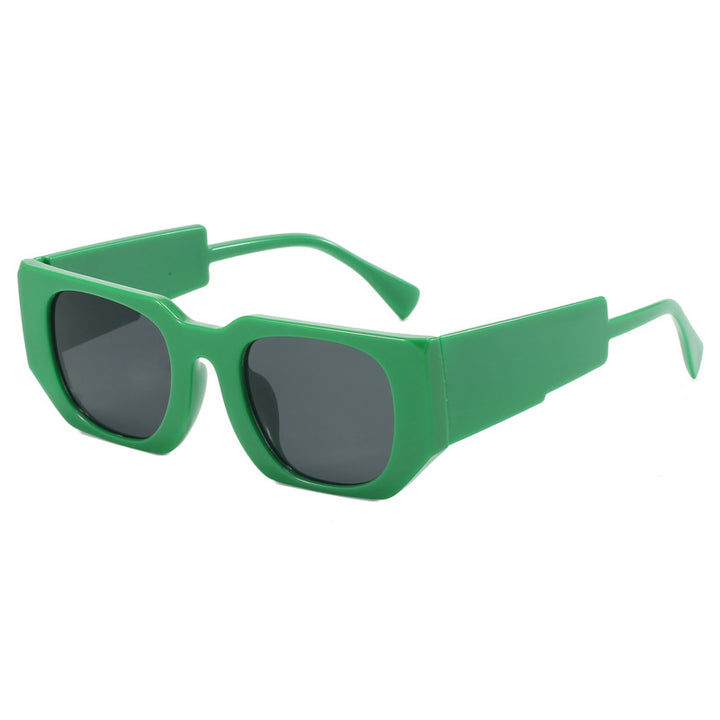 Women geometric oversized sunglasses with wide design Stornfield
