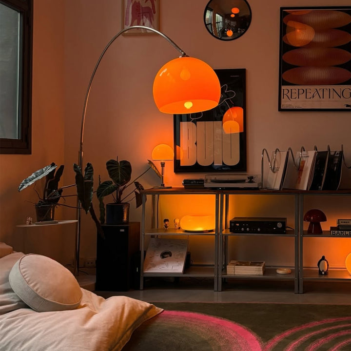 Curvilinear Arc Floor Lamp