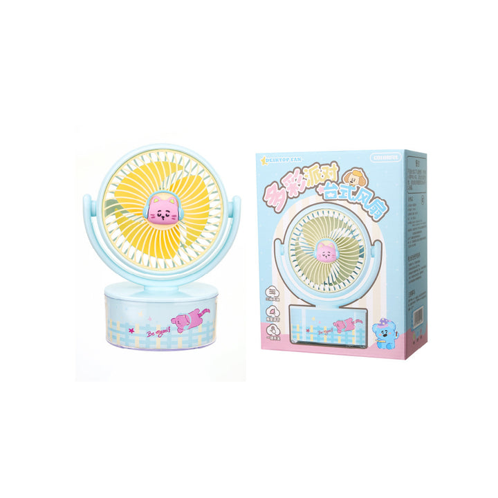 Ladies compact handheld fan with cute animal design Stornfield