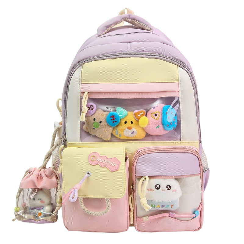 Cute Animal-Themed Multi-Pocket School Backpack Stornfield