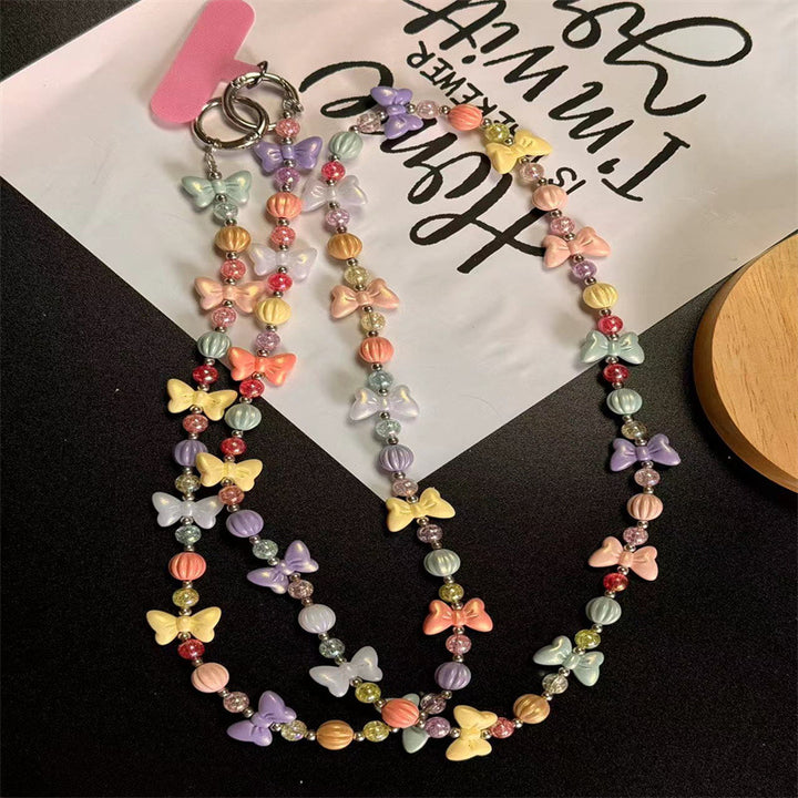 Charming Butterfly Beaded Eyewear Chain Stornfield