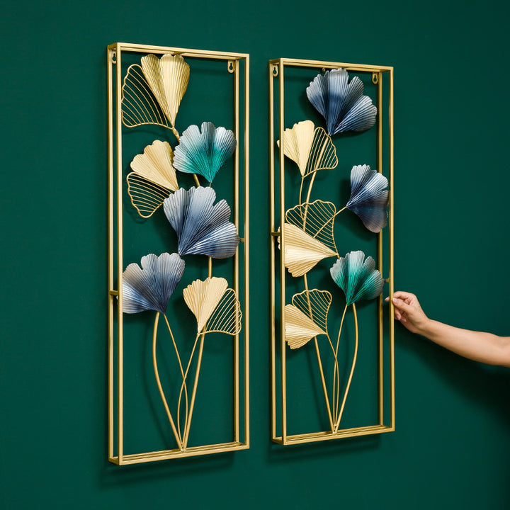 Decorative Wall Art Panel with Floral Design Stornfield