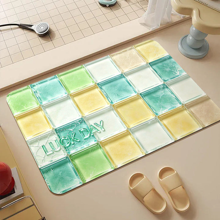 Decorative Anti-Slip Bathroom Mat