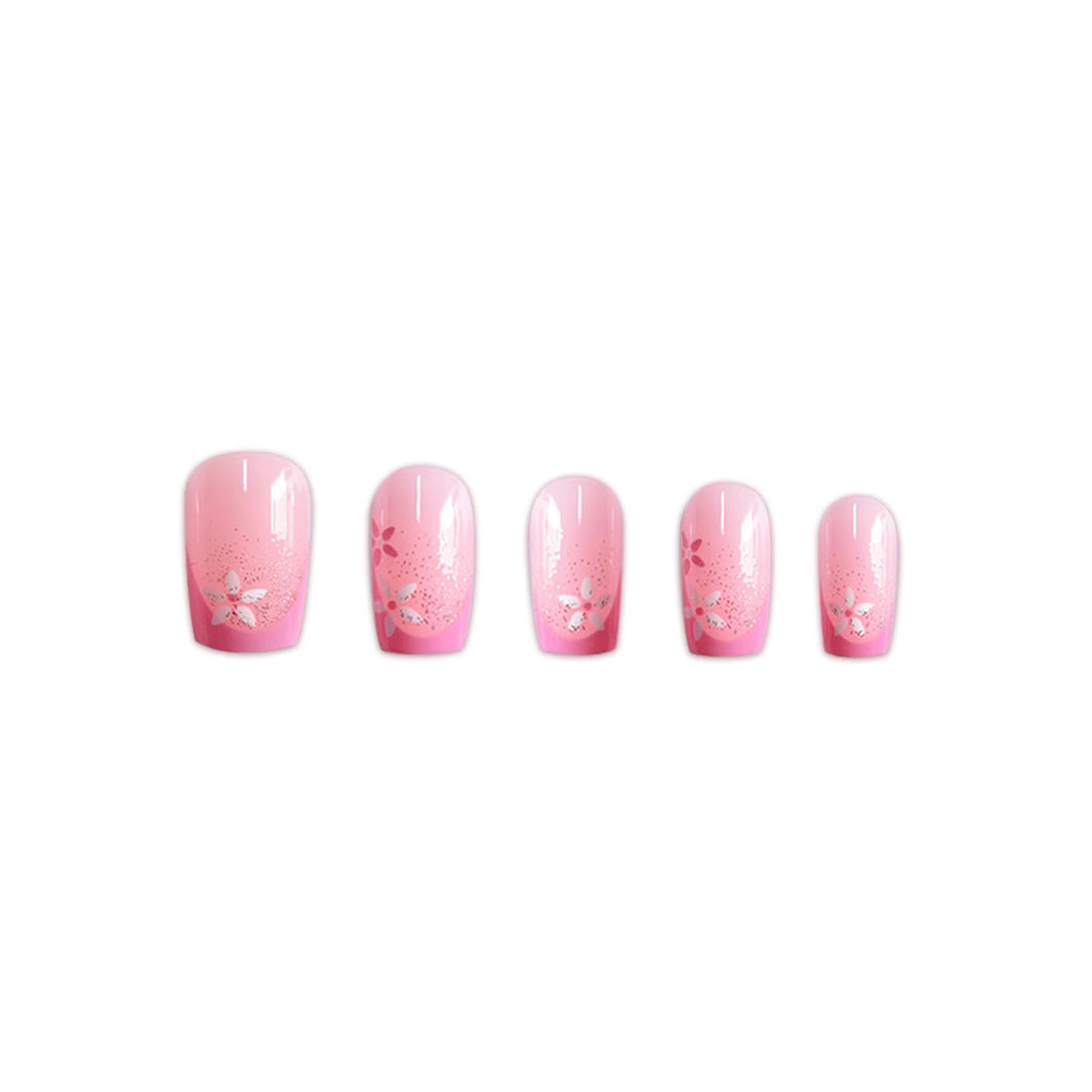 Floral Ombre Press-On Nails Stornfield