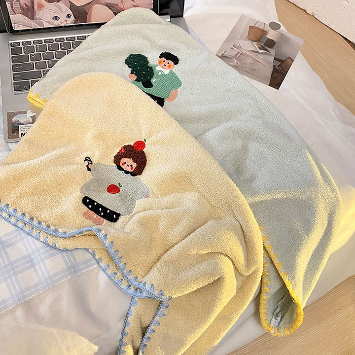 Cozy sauna blanket with playful design Stornfield