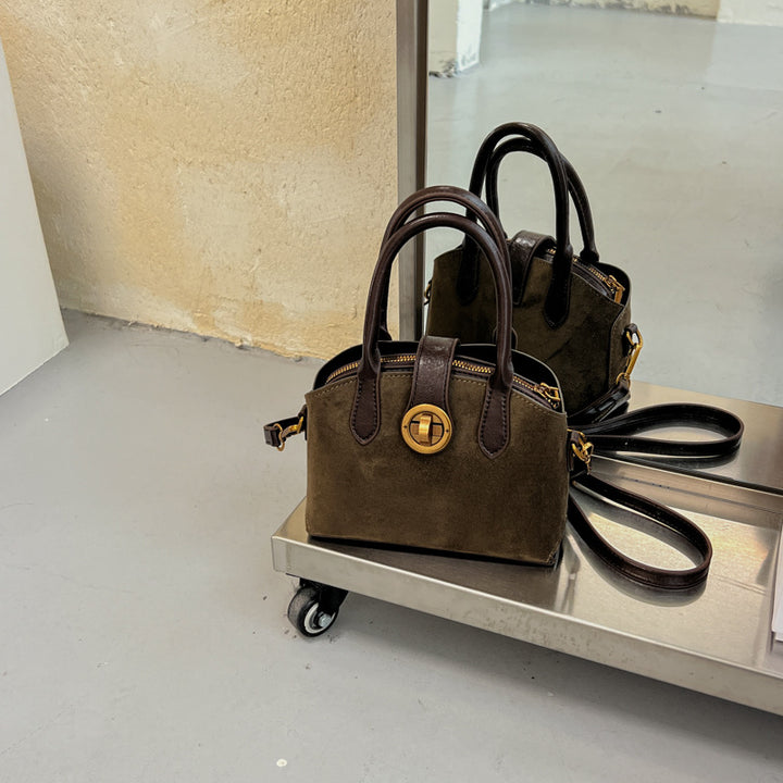 Handheld Suede Purse