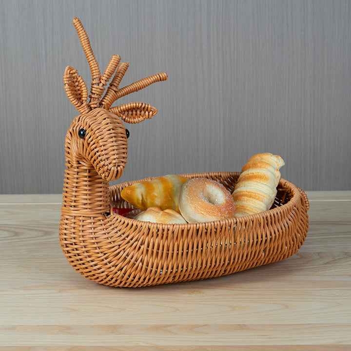 Decorative Animal-Shaped Woven Basket Stornfield