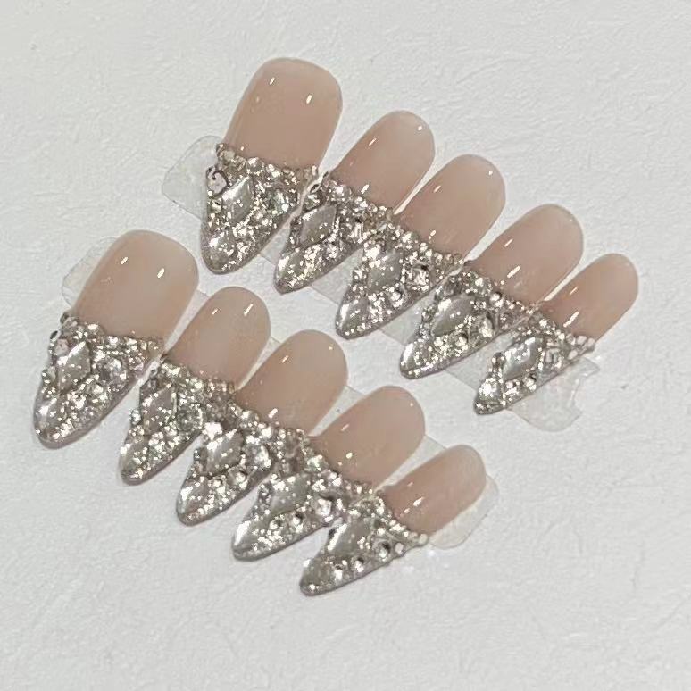 Rhinestone Stiletto Press-On Nail Set Stornfield