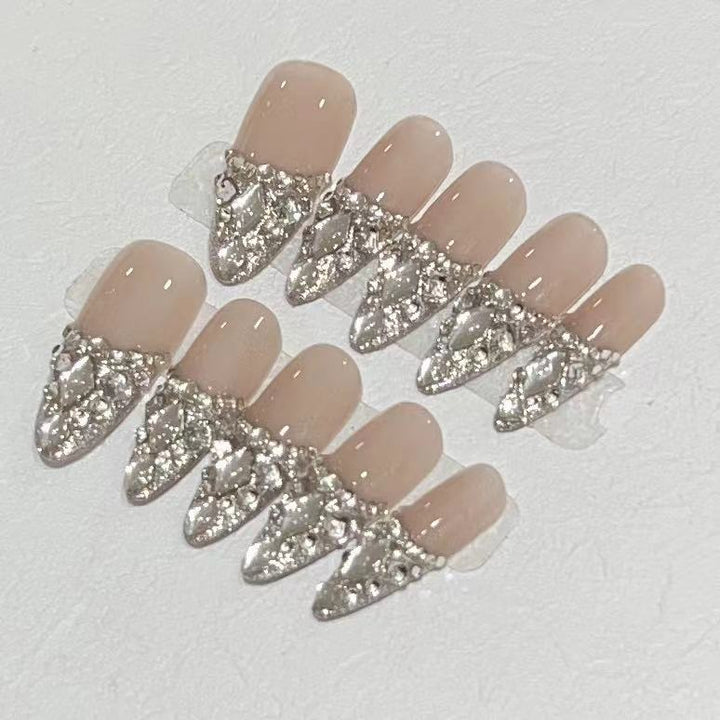 Rhinestone Stiletto Press-On Nail Set Stornfield
