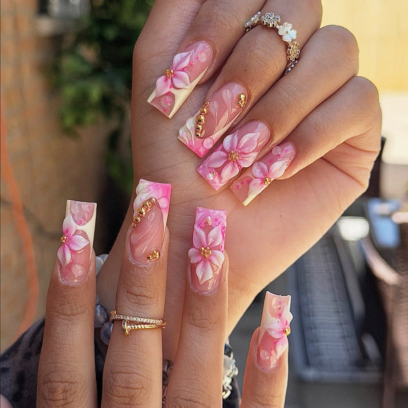 Floral Art Press-On Nail Tips Stornfield