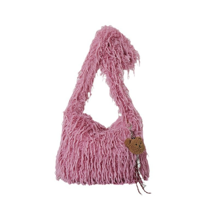 Fluffy Fringe Fashion Handbag