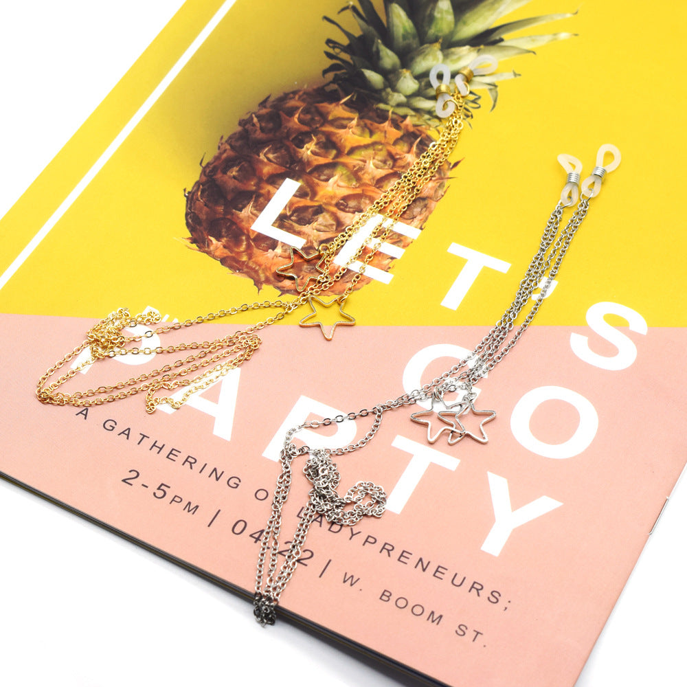 Star-Embellished Eyewear Chain Stornfield