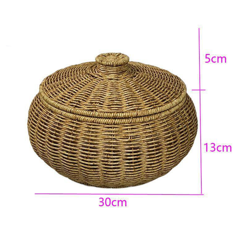 Lidded Woven Storage Container Stornfield