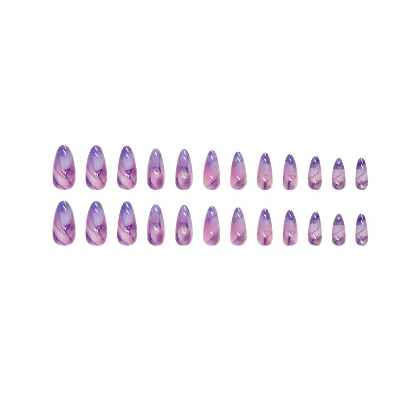 Artistic Marble Press-On Nail Tips Stornfield