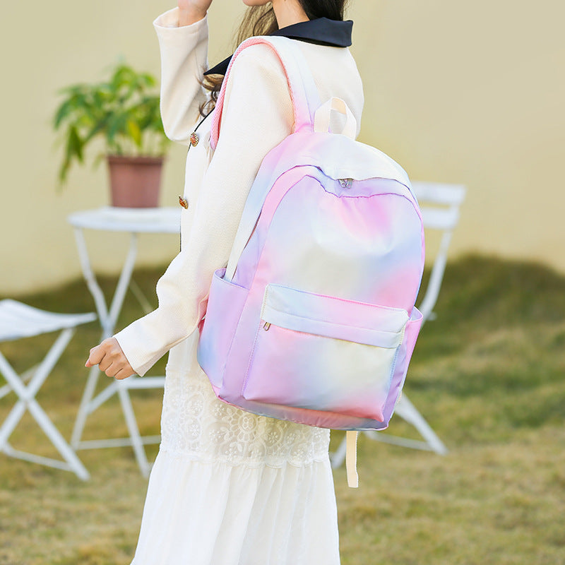 Stylish Cow Print Backpack and Accessory Set Stornfield